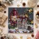 Mid-sized bead embroidery kit Cookies for Santa