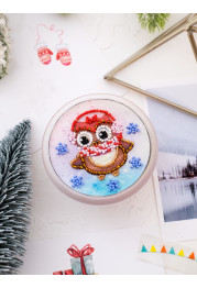 Magnets Bead embroidery kit Going on the snow