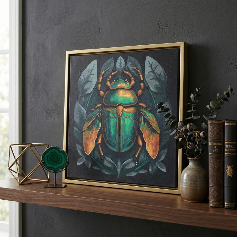 Paint by Numbers Emerald beetle
