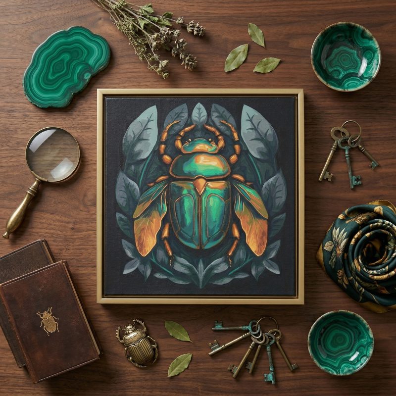 Paint by Numbers Emerald beetle