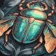 Paint by Numbers Emerald beetle