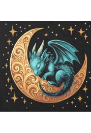 Paint by Numbers Kit on Art Canvas "Little One of Moonlit Legends"
