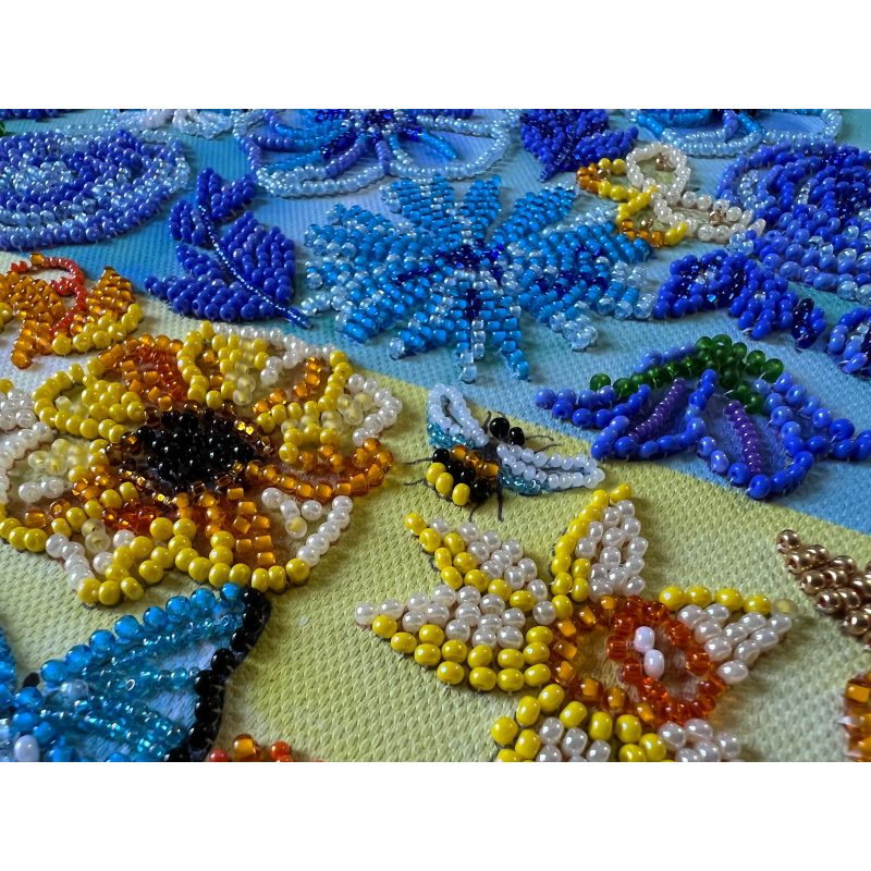Main Bead Embroidery Kit The flag