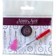 Magnetic needle holder (wooden), needle threader and seam ripper set