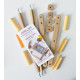 Embroidery hoop Wooden tapestry embroidery frame 30*40 cm + magnetic needle holder and threader