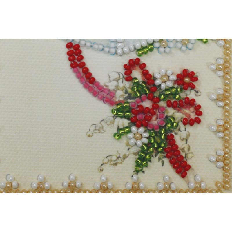 Postcard bead embroidery kits Happy Wedding – 7