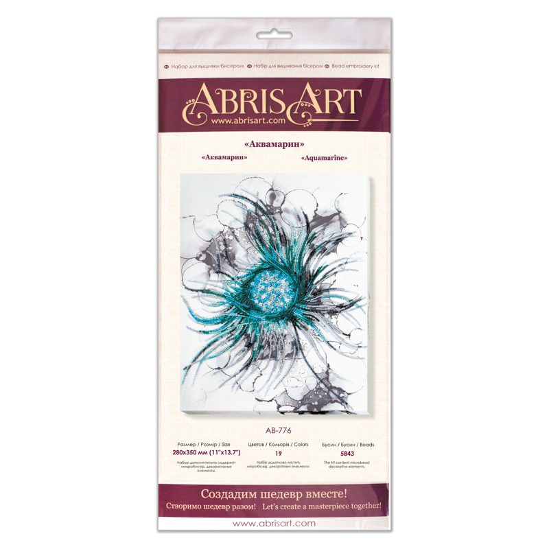 Main Bead Embroidery Kit Aquamarine