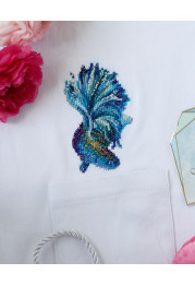 Cross-stitch kits Blue gold-1
