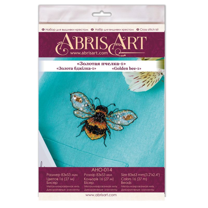 Cross-stitch kits Golden bee-1