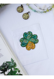 Cross-stitch kits Good luck leaf-1