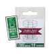 Embroidery needles Short darning needles for bead embroidery Sewing Needles No. 10 (2 pcs.) Darners, Pony (India)