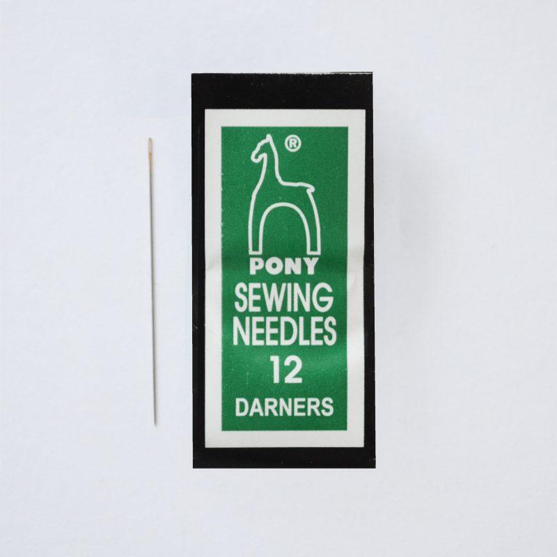 Голки для вишивки мікробісером Sewing Needles №12 (2 шт) Darners. Pony (Індія)