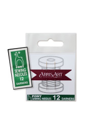 Embroidery needles Needles for embroidery with microbeads Sewing Needles No. 12 (2 pcs) Darners. Pony (India)