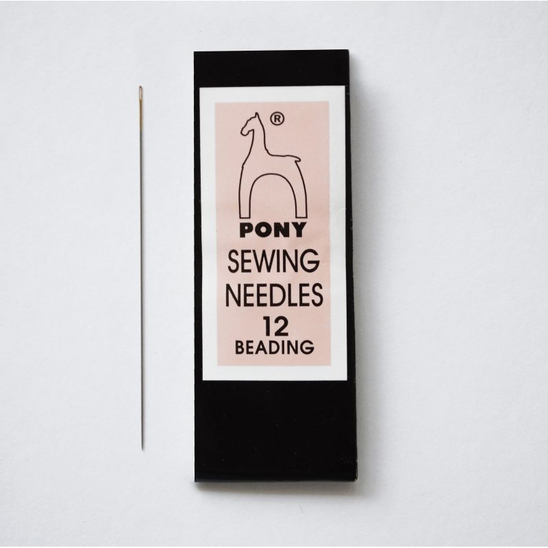 Embroidery needles Needles for microbead embroidery Sewing Needles No. 12 (2 pcs) Beading. Pony (India)