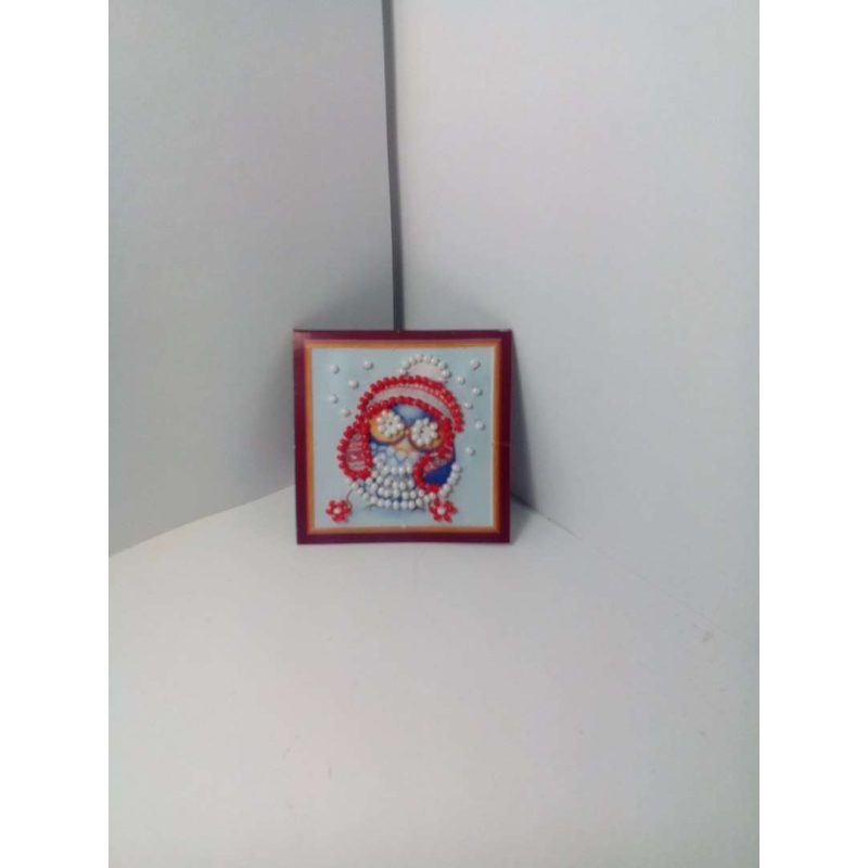 Mini Magnets Bead embroidery kit Owl – 4