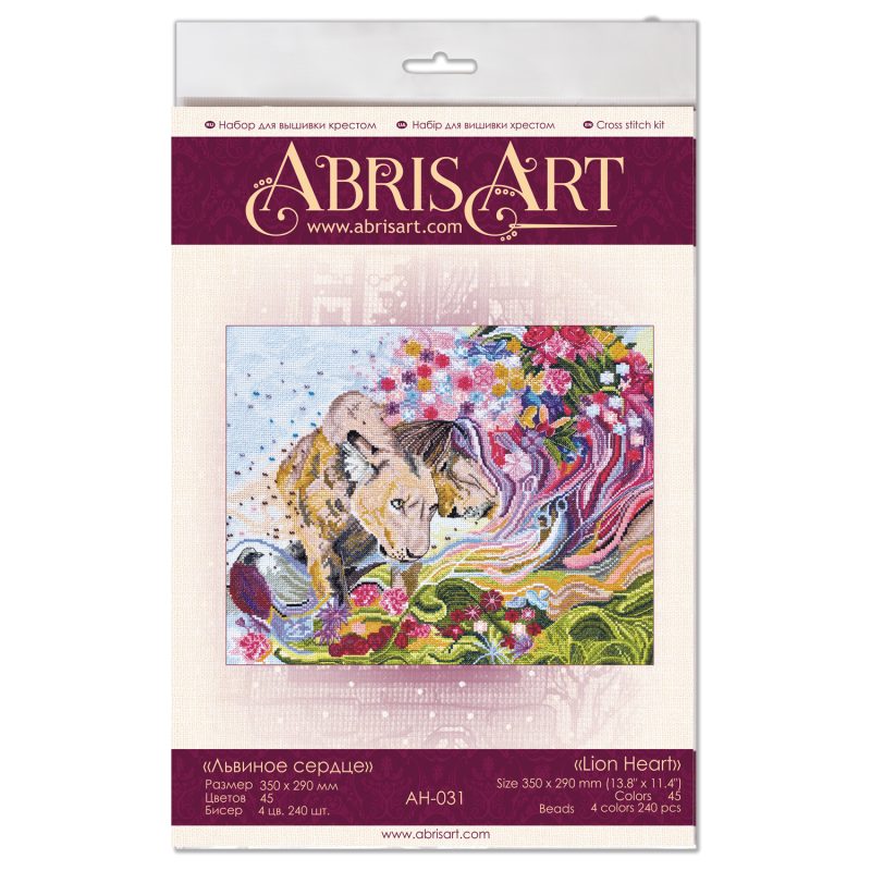 Cross-stitch kits Lion Heart