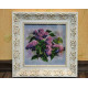 Charts on artistic canvas Purple haze