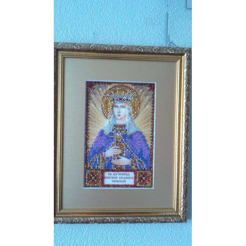 St.Icons Mini Bead embroidery kits St. Ludmila
