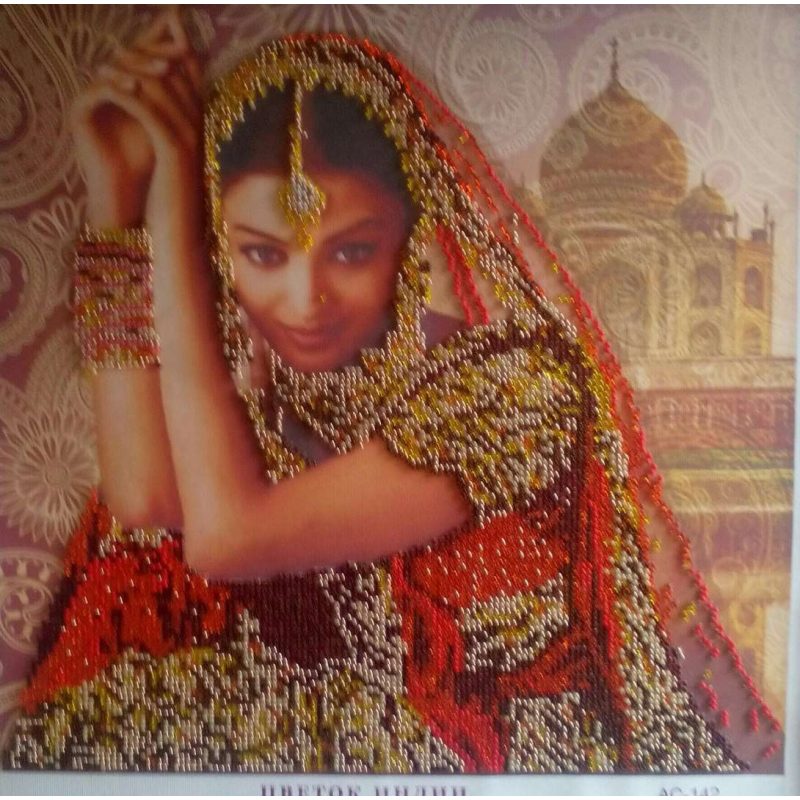 Charts on artistic canvas Flowers of India