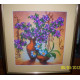 Charts on artistic canvas Spring Flowers