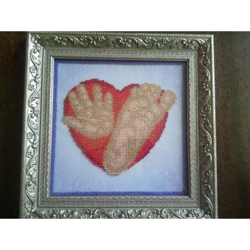 Main Bead Embroidery Kit Baby imprints (boy)