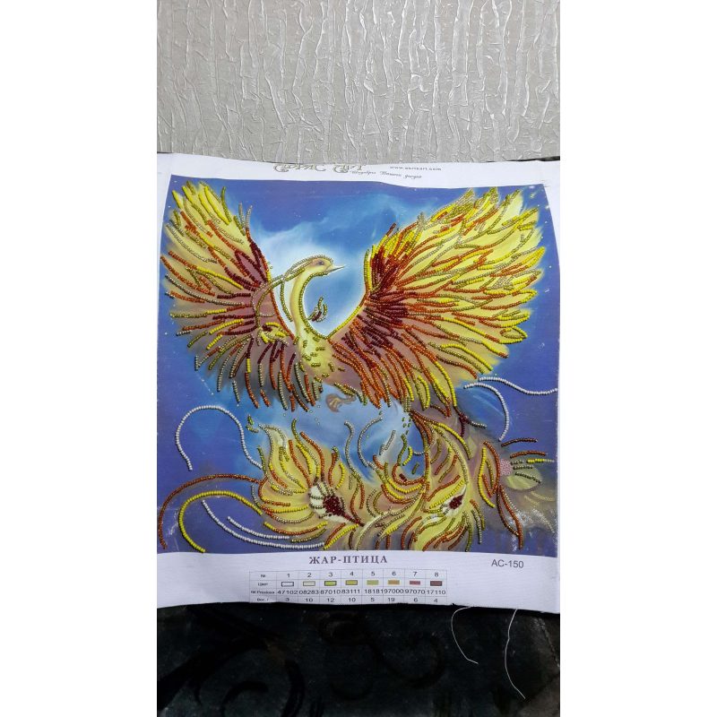 Charts on artistic canvas The Firebird