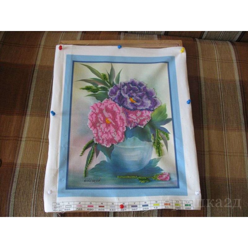Main Bead Embroidery Kit Peonis