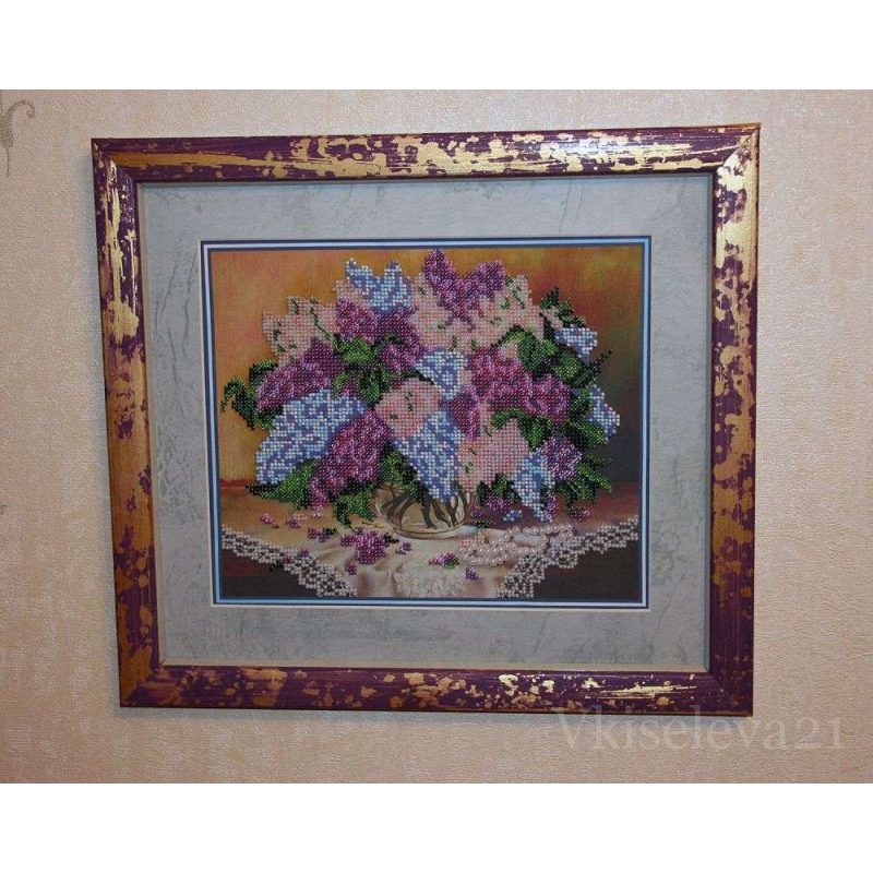 Main Bead Embroidery Kit Lilacs