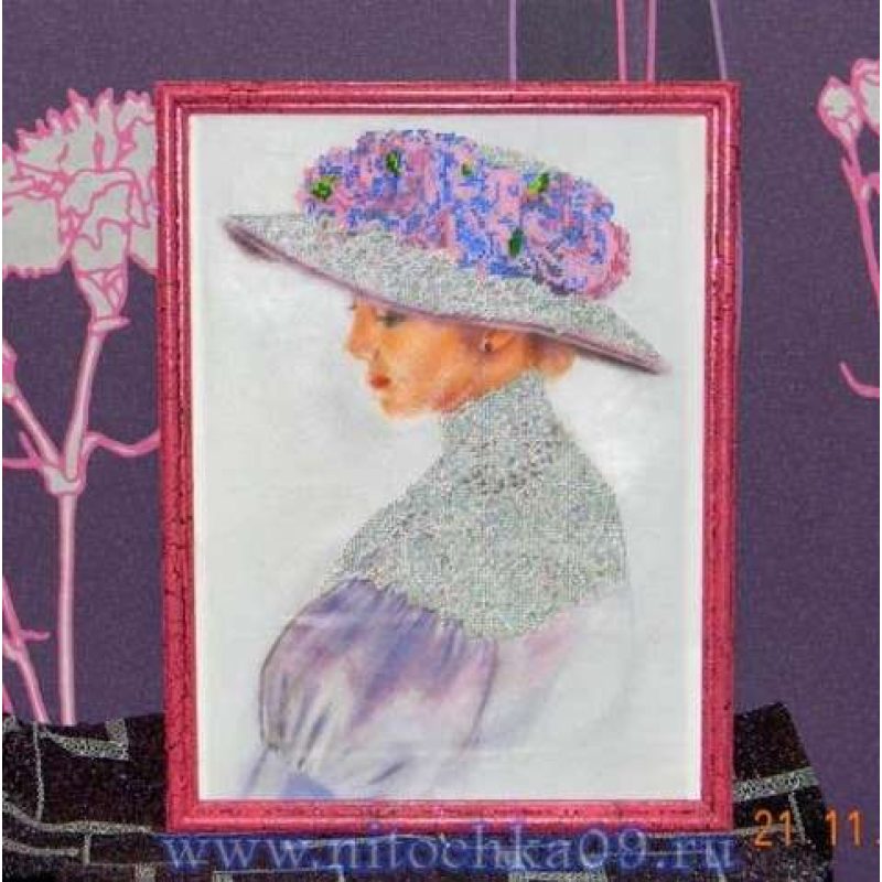 Main Bead Embroidery kit Violet
