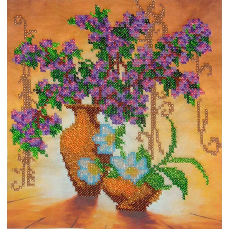 Charts on artistic canvas Spring Flowers