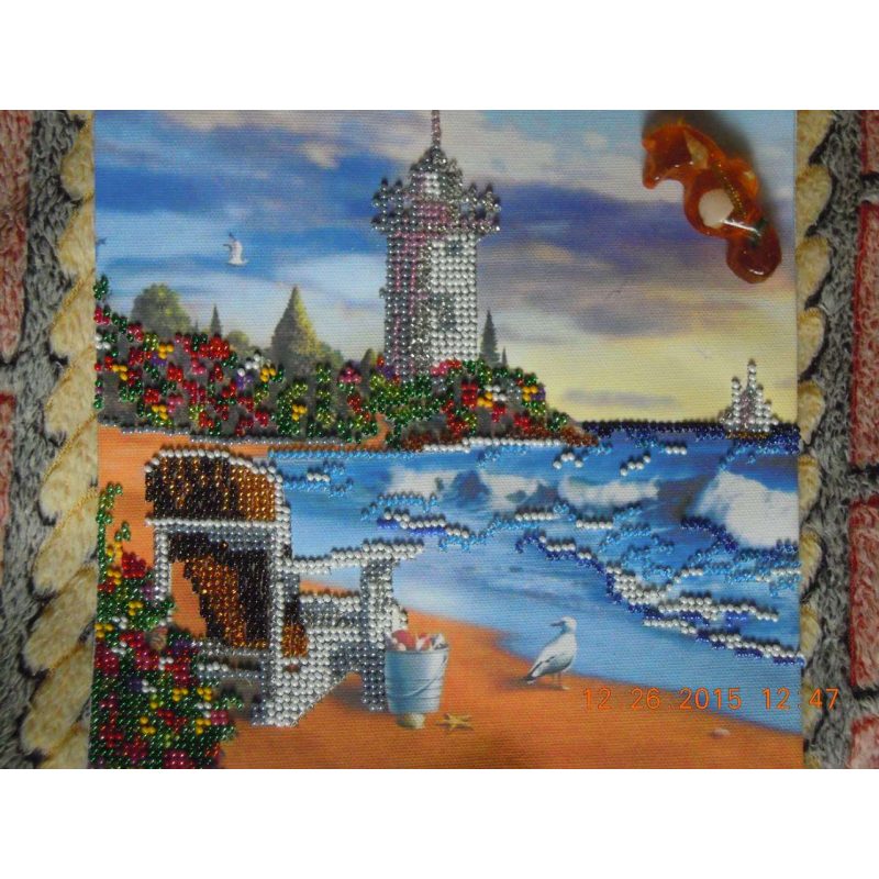 Charts on artistic canvas Lighthouse