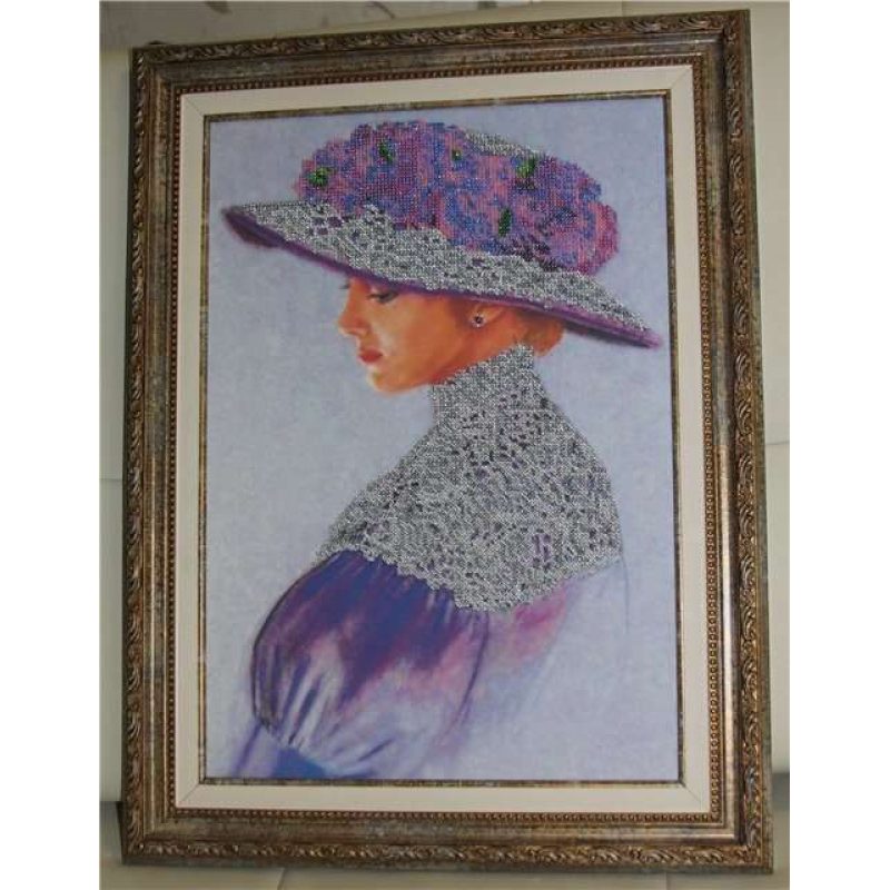 Main Bead Embroidery kit Violet