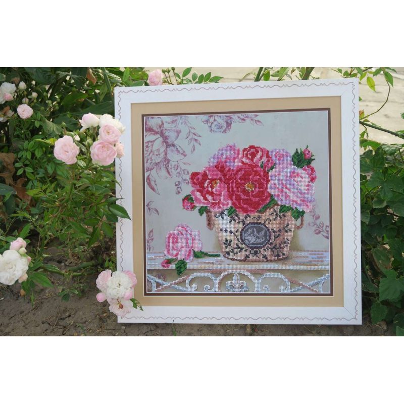 Charts on artistic canvas Flowers of Paris