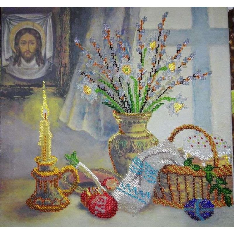 Charts on artistic canvas Easter story-2