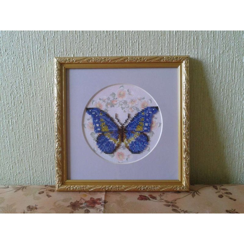 Mini Bead embroidery kit Butterfly