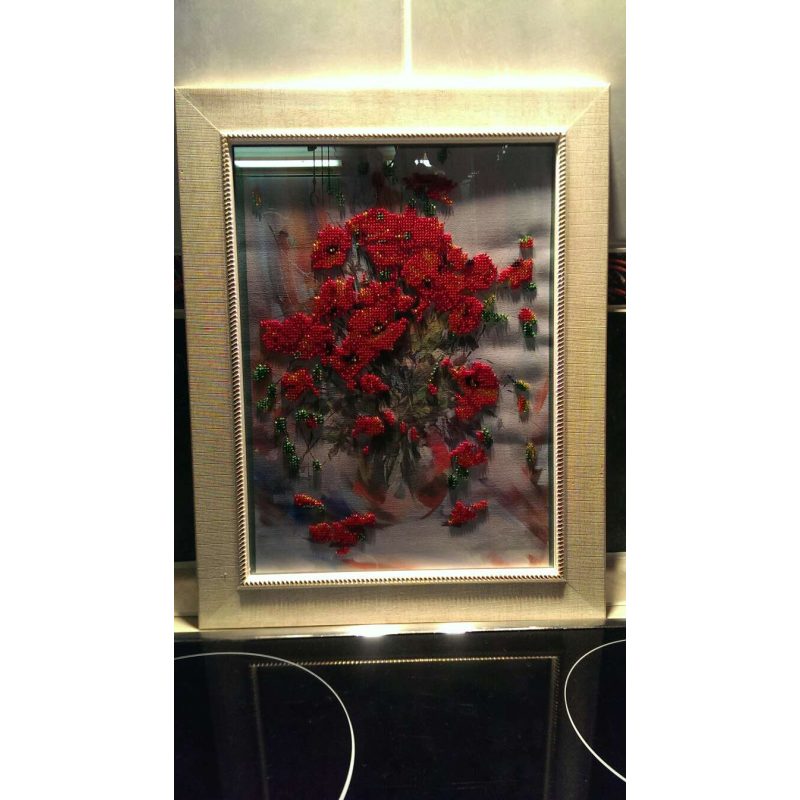Main Bead Embroidery Kit Poppies