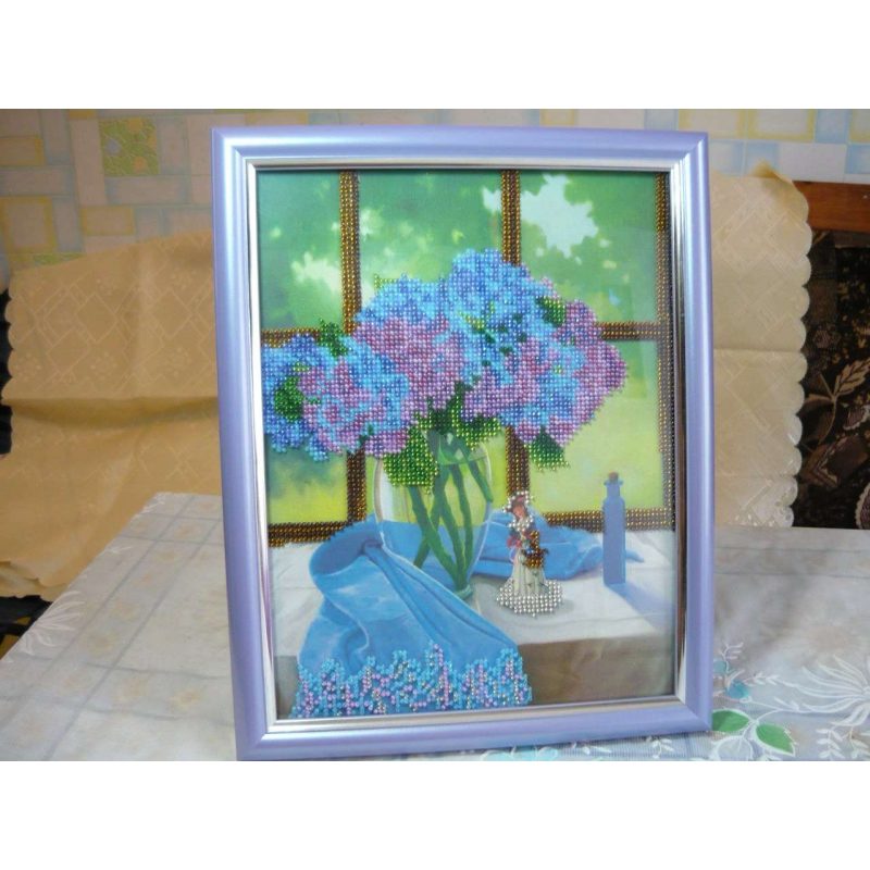 Main Bead Embroidery Kit Lilac ambience