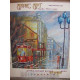 Charts on artistic canvas Rainy Evening