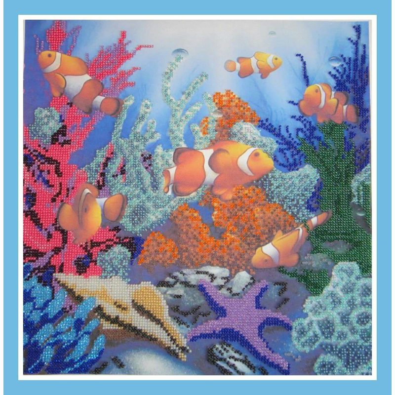 Charts on artistic canvas Under the Sea