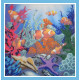 Charts on artistic canvas Under the Sea