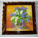 Charts on artistic canvas Lilac