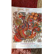 Charts on artistic canvas Fairy tale bird