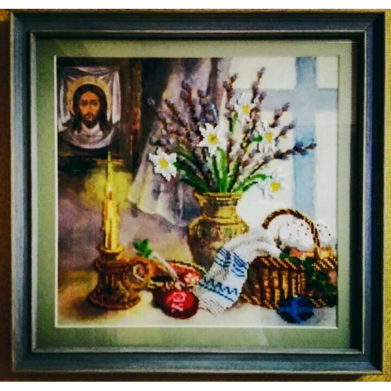 Charts on artistic canvas Easter story-2