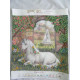 Charts on artistic canvas Unicorn