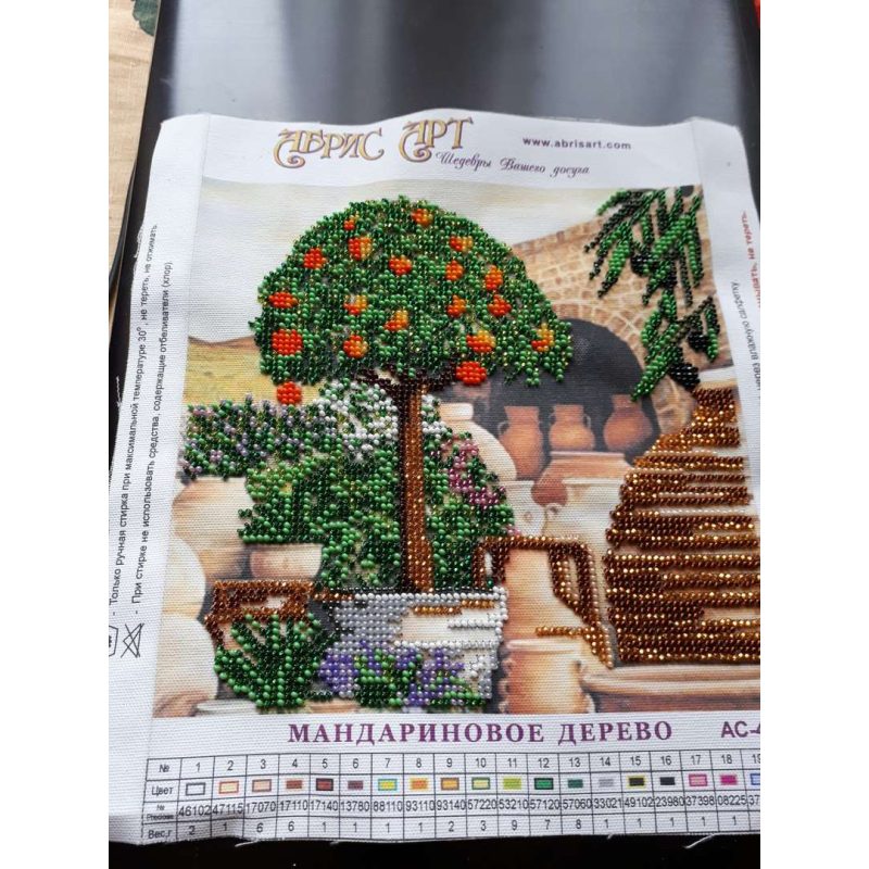 Charts on artistic canvas Mandarin Tree