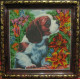 Charts on artistic canvas Puppy