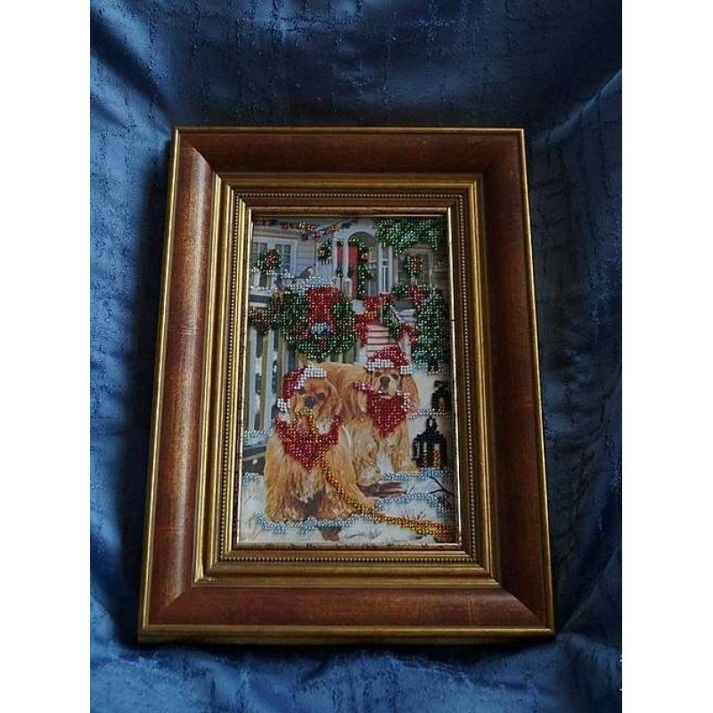Main Bead Embroidery Kit Christmas Morning