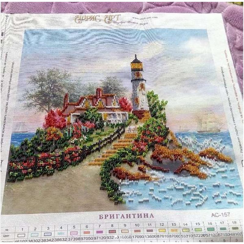 Charts on artistic canvas Brigantine