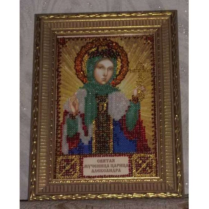 St.Icons Mini Bead embroidery kits St. Alexandra