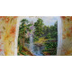 Main Bead Embroidery Kit Mountain waterfall